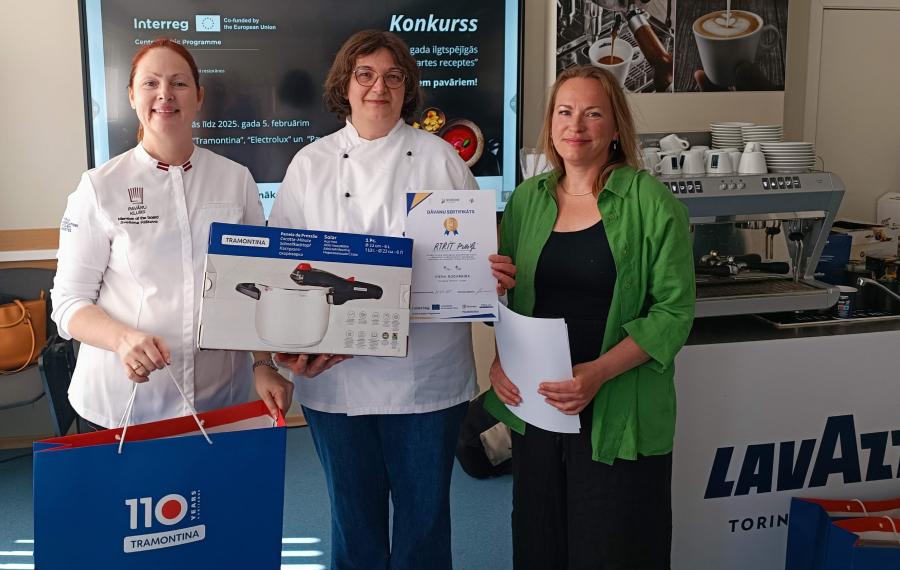 Topošie pavāri piedalās ilgtspējas meistarklasē un saņem balvas par radošākajām ēdienu receptēm