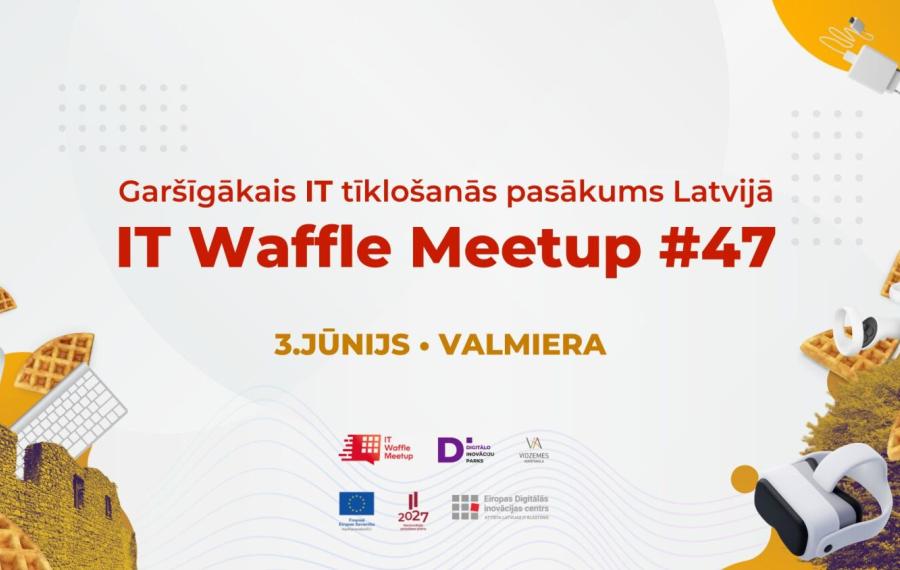 “IT Waffle Meetup” aicina uz IT tīklošanās pasākumu Valmierā